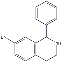 7-broMo-1-phenyl-1,2,3,4-tetrahydroisoquinoline,,结构式