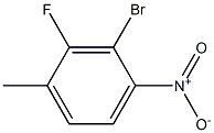 2-fluoro-3-broMo-4-nitrotoluene Struktur