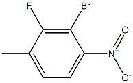 2-fluoro-3-broMo-4-nitrotoluene 化学構造式