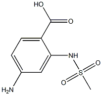 4-aMino-2-(MethylsulfonaMido)benzoic acid|