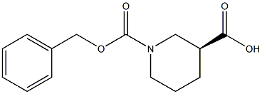 (S)-1-(benzyloxycarbonyl)piperidine-3-carboxylic acid Structure