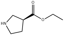 Ethyl (S)-Pyrrolidine-3-carboxylate Structure