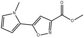 5-(1-甲基-2-吡咯基)异噁唑-3-甲酸甲酯, 1375064-53-1, 结构式