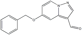 5-(benzyloxy)pyrazolo[1,5-a]pyridine-3-carbaldehyde Struktur