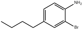 2-BROMO-4-N-BUTYLANILINE 化学構造式