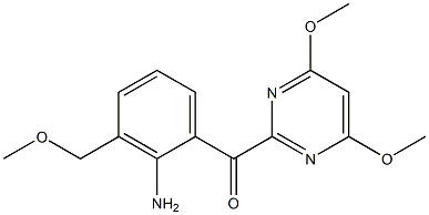 (2-aMino-3-(MethoxyMethyl)phenyl)(4,6-diMethoxypyriMidin-2-yl)Methanone Structure