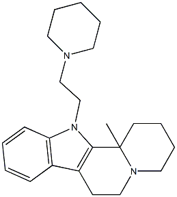  12b-Methyl-12-(2-(piperidin-1-yl)ethyl)-1,2,3,4,6,7,12,12b-octahydroindolo[2,3-a]quinolizine