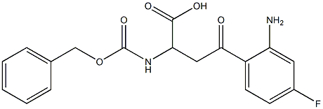 4-(2-aMino-4-fluorophenyl)-2-(((benzyloxy)carbonyl)aMino)-4-oxobutanoic acid