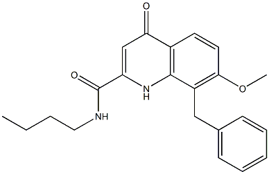 8-benzyl-N-butyl-7-Methoxy-4-oxo-1,4-dihydroquinoline-2-carboxaMide
