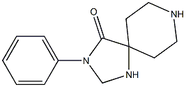 3-苯基-1,3,8-三氮杂螺[4.5]葵烷-4-酮 结构式
