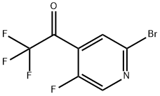 1-(2-broMo-5-fluoropyridin-4-yl)-2,2,2-trifluoroethanone|0