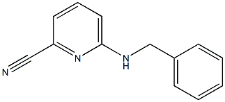 6-(benzylaMino)picolinonitrile Structure