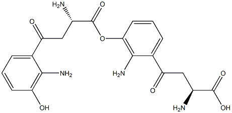 L-3-Hydroxykynurenine L-3-Hydroxykynurenine,,结构式