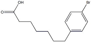 7-(4-broMo-phenyl)-heptanoic acid,,结构式