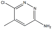 3-AMino-6-chloro-5-Methylpyridazine,,结构式