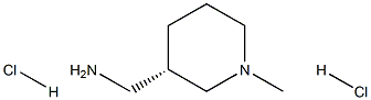 (S)-1-Methyl-3-aMinoMethyl-piperidine dihydrochloride Structure