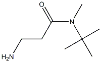 3-AMINO-N-TERT-BUTYL-N-METHYLPROPANAMIDE 化学構造式