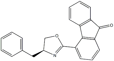 (S)-4-(4-Benzyl-4,5-dihydrooxazol-2-yl)-9H-fluoren-9-one Structure