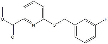 6-(3-Fluoro-benzyloxy)-pyridine-2-carboxylic acid Methyl ester