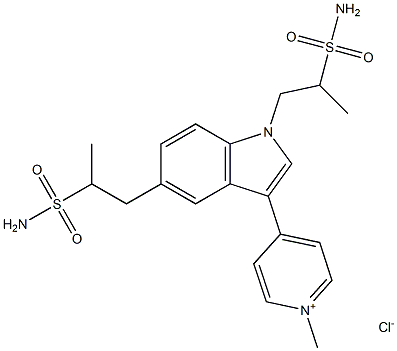 4-[1,5-Bis-(2-MethylsulfaMoylethyl)-1H-indol-3-yl]-1-MethylpyridiniuM Chloride
(Naratriptan iMpurity)|