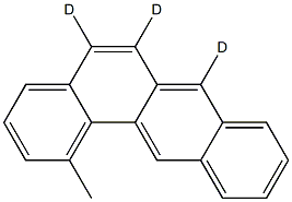 1-MonoMethylbenz[a]anthracene-d3 结构式