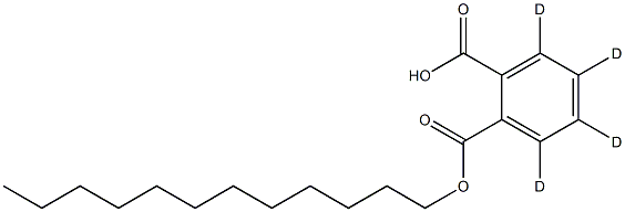 Monolauryl Phthalate-d4 Struktur