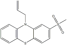 N-(2-Propenyl)-2-Methylsulfonyl-phenothiazine Structure