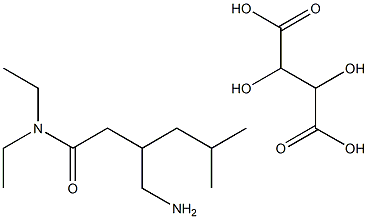 3-(AMinoMethyl)-N,N-diethyl-5-MethylhexanaMide 2,3-Dihydroxybutanedioate|