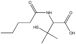 N-valeryl-D,L-penicillaMine Structure