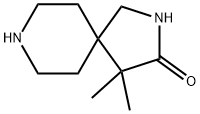 4,4-diMethyl-2,8-diazaspiro[4.5]decan-3-one Structure