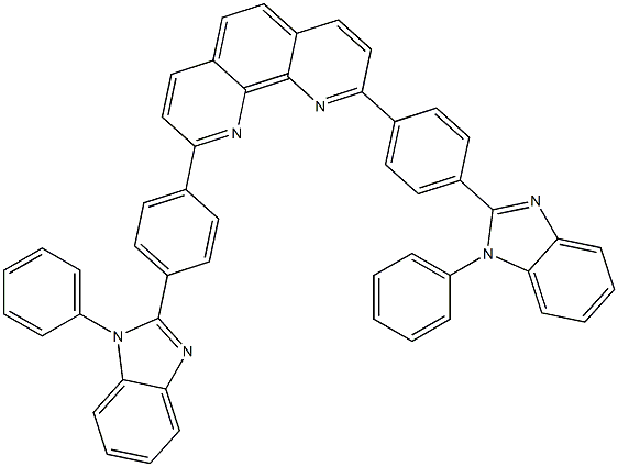 2,9-bis(4-(1-phenyl-1H-benzo[d]iMidazol-2-yl)phenyl)-1,10-phenanthroline|2,9-二(4-(1-苯基-苯并咪唑-2-基)苯基)-1,10-菲罗啉