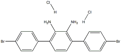 3,6-Bis(4-broMophenyl)benzene-1,2-diaMine dihydrochloride Struktur