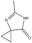 5-Methyl-4,6-diazaspiro[2.4]hept-4-en-7-one Struktur