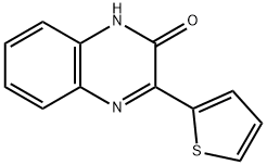 3-(2-噻吩基)-2(1H)-喹恶啉, 64532-10-1, 结构式