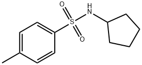 N-环戊基-4-甲基苯磺酰胺, 65032-48-6, 结构式