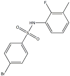  4-溴-N-(2-氟-3-甲基苯基)苯磺酰胺,97%