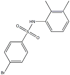 4-BroMo-N-(2,3-diMethylphenyl)benzenesulfonaMide, 97% Struktur
