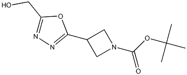 tert-butyl 3-(5-(hydroxyMethyl)-1,3,4-oxadiazol-2-yl)azetidine-1-carboxylate|