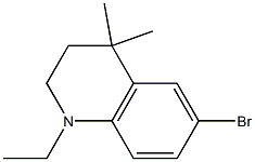 6-broMo-1-ethyl-4,4-diMethyl-1,2,3,4-tetrahydroquinoline 结构式