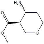 2H-Pyran-3-carboxylicacid,4-aMinotetrahydro-,Methylester,(3S,4R) Structure