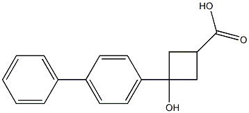3-Biphenyl-4-yl-3-hydroxy-cyclobutanecarboxylic acid|