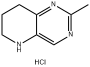 2-Methyl-5,6,7,8-tetrahydro-pyrido[3,2-d]pyriMidine hydrochloride Structure