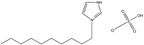 N-DecyliMidazoliuM hydrogen sulfate Structure