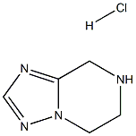 5,6,7,8-Tetrahydro-[1,2,4]triazolo[1,5-a]pyrazine hydrochloride 化学構造式