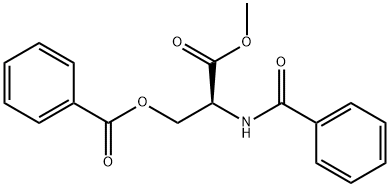 2-benzaMido-3-Methoxy-3-oxopropyl benzoate Struktur