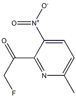 2-Fluoro-1-(6-Methyl-3-nitro-pyridin-2-yl)-ethanone 结构式