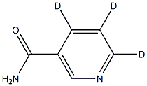 NicotinaMide-D3 化学構造式