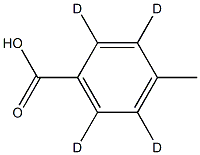 p-Toluic--d4 Acid Structure