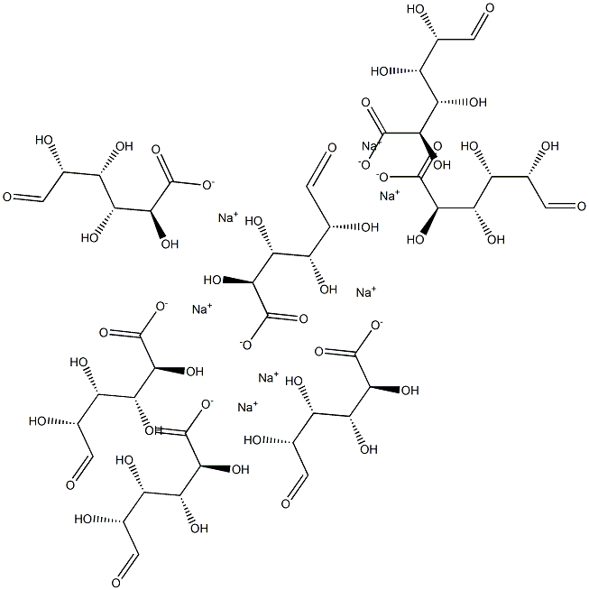 heptaguluronic acid heptasodiuM salt Struktur