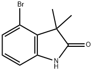 4-BROMO-3,3-DIMETHYLINDOLIN-2-ONE Structure